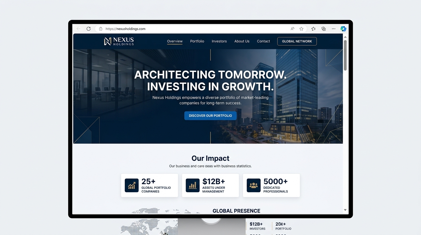 Apex Kurumsal & Holding - Web Tasarım Demosu